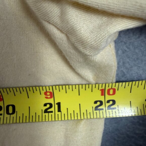 Pure J Jill XL Boat Neck Layered Tunic Butter Yellow 3/4 Sleeve Cotton Modal - Picture 9 of 11